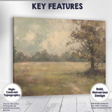 Atmospheric Woodland Lake Misty Nature Landscape Canvas Wall Art Print Decor Picture Ready to Hang