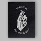 Black Sunshine Medicine Hand Illustration Canvas Wall Art Print Decor Picture Ready to Hang