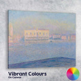 Pastel Impressionist Venetian Canal Waterscape Cityscape Canvas Wall Art Print Decor Picture Ready to Hang
