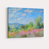 Colourful Wildflower Meadow Summer Countryside Landscape Canvas Wall Art Print Decor Picture Ready to Hang