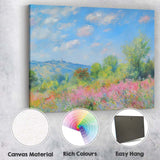 Colourful Wildflower Meadow Summer Countryside Landscape Canvas Wall Art Print Decor Picture Ready to Hang