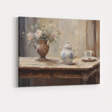 Impressionist Water Lily Pond Floral Botanical Painting Canvas Wall Art Print Decor Picture Ready to Hang