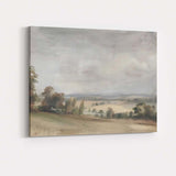 Soft Rolling Countryside Panoramic Landscape Impressionist Canvas Wall Art Print Decor Picture Ready to Hang