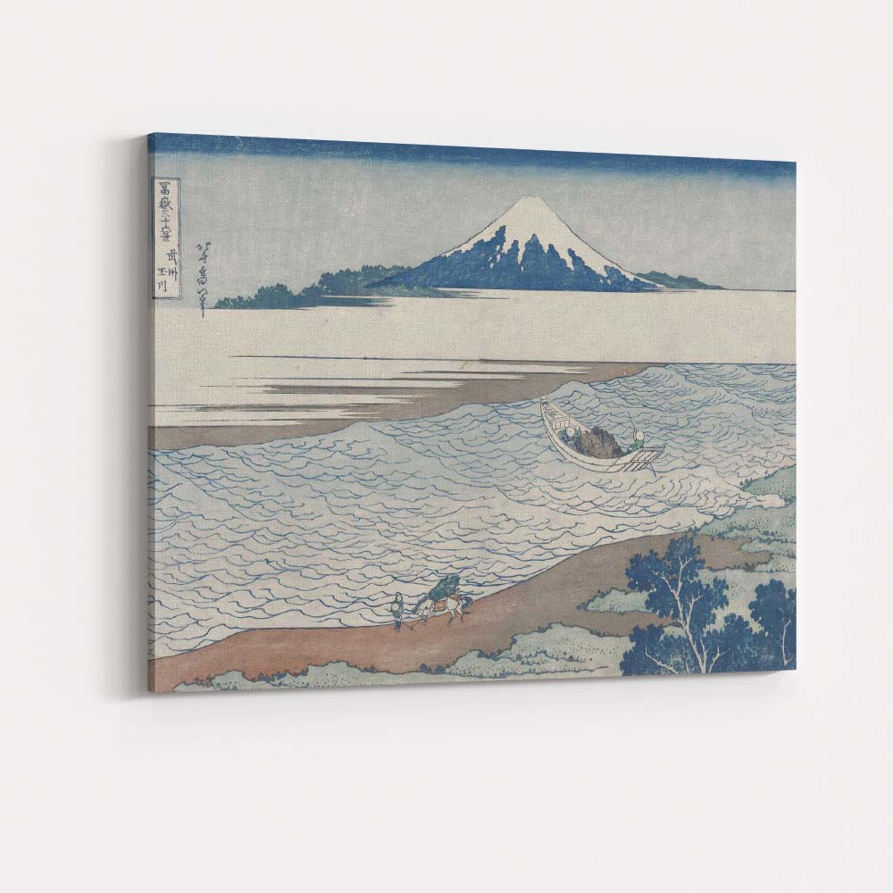Japanese Mount Fuji Woodblock Landscape Print Canvas Wall Art Print Decor Picture Ready to Hang