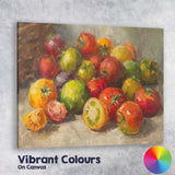Colourful Heirloom Tomato Still Life Kitchen Art Canvas Wall Art Print Decor Picture Ready to Hang