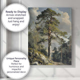 Majestic Lone Pine Tree Forest Landscape Scenic Nature Canvas Wall Art Print Decor Picture Ready to Hang