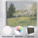 Spring Blossom Orchard White Flowering Trees Landscape Canvas Wall Art Print Decor Picture Ready to Hang