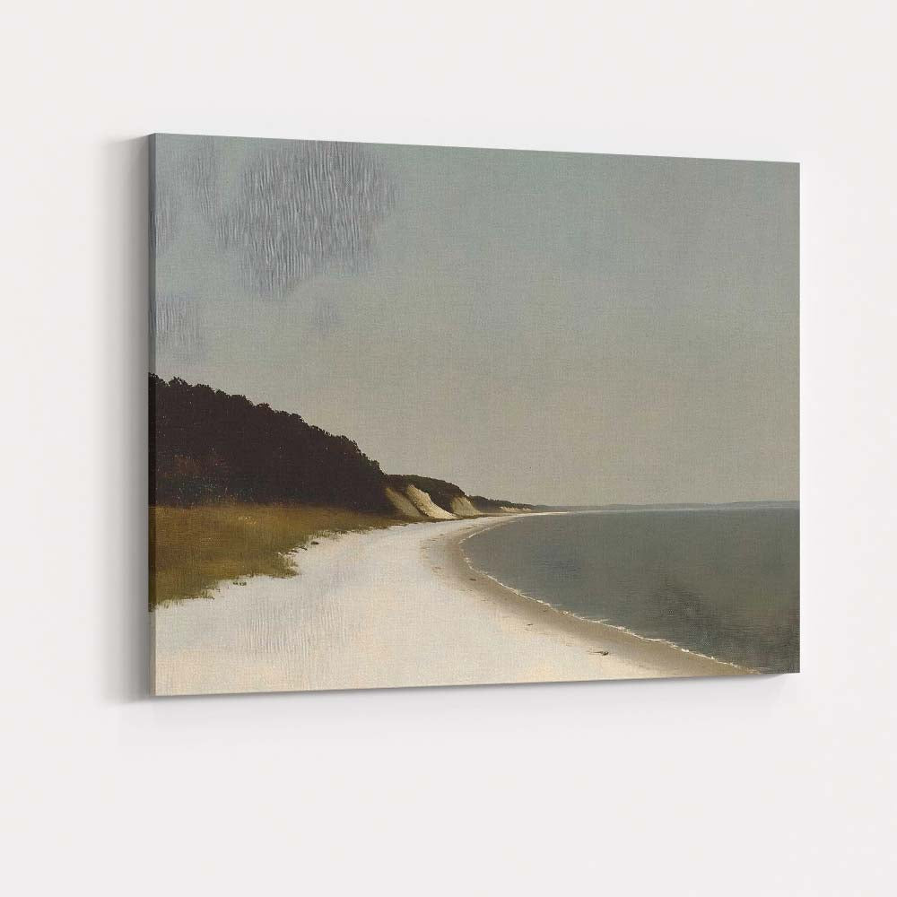Coastal Sand Dunes Tranquil Seaside Beach Landscape Canvas Wall Art Print Decor Picture Ready to Hang