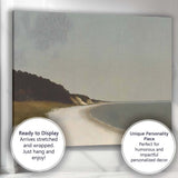 Coastal Sand Dunes Tranquil Seaside Beach Landscape Canvas Wall Art Print Decor Picture Ready to Hang