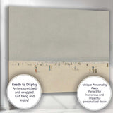 Minimalist Beach Figures Coastal Seascape Impressionist Canvas Wall Art Print Decor Picture Ready to Hang