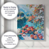 Vibrant Apple Still Life Orchard Impressionist Painting Canvas Wall Art Print Decor Picture Ready to Hang