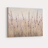 Soft Lavender Meadow Botanical Floral Watercolour Canvas Wall Art Print Decor Picture Ready to Hang