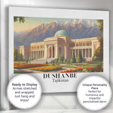Scenic Dushanbe Mountain Palace Landscape Travel Poster Canvas Wall Art Print Decor Picture Ready to Hang