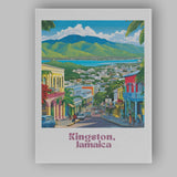 San Juan Puerto Rico Coastal Old Town Tropical Travel Poster Canvas Wall Art Print Decor Picture Ready to Hang