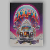 Retro Camper Van Expedition Travel Poster Canvas Wall Art Print Decor Picture Ready to Hang