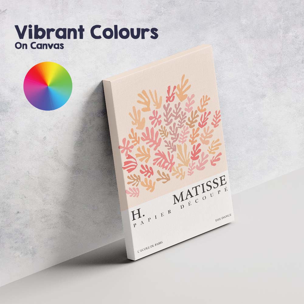 Henri Matisse Paper Cut Botanical Leaves Exhibition Canvas Wall Art Print Decor Picture Ready to Hang