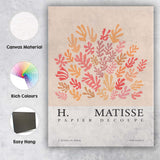 Henri Matisse Paper Cut Botanical Leaves Exhibition Canvas Wall Art Print Decor Picture Ready to Hang