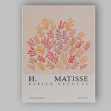 Henri Matisse Paper Cut Botanical Leaves Exhibition Canvas Wall Art Print Decor Picture Ready to Hang