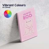 Cute Youre My Boo Ghost Valentine Illustration Canvas Wall Art Print Decor Picture Ready to Hang
