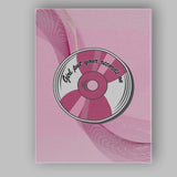Girl Put Your Records On Retro Music CD Canvas Wall Art Print Decor Picture Ready to Hang