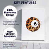 Pink Leopard Portrait Modern Animal Illustration Canvas Wall Art Print Decor Picture Ready to Hang