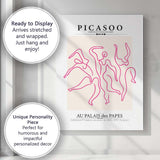 Pablo Picasso Abstract Line Drawing Exhibition Poster Canvas Wall Art Print Decor Picture Ready to Hang