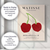 Henri Matisse Red Cherry Papercut Exhibition Poster Canvas Wall Art Print Decor Picture Ready to Hang