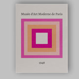 Minimalist Pink Geometric Square Museum Modern Art Canvas Wall Art Print Decor Picture Ready to Hang