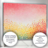 Soft Pastel Wildflower Meadow Watercolour Landscape Canvas Wall Art Print Decor Picture Ready to Hang