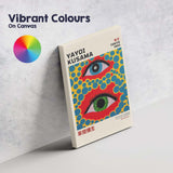Colourful Pop Art Eyes Yayoi Kusama Exhibition Poster Canvas Wall Art Print Decor Picture Ready to Hang