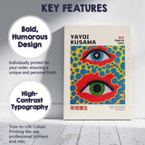 Colourful Pop Art Eyes Yayoi Kusama Exhibition Poster Canvas Wall Art Print Decor Picture Ready to Hang