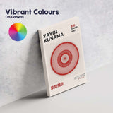 Red Spiral Geometric Abstract Yayoi Kusama Exhibition Poster Canvas Wall Art Print Decor Picture Ready to Hang