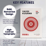 Red Spiral Geometric Abstract Yayoi Kusama Exhibition Poster Canvas Wall Art Print Decor Picture Ready to Hang