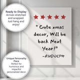 Cute Christmas Quote Typography Minimalist Festive Wall Art Canvas Wall Art Print Decor Picture Ready to Hang