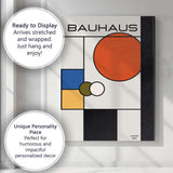 Minimalist Bauhaus Geometric Abstract Retro Design Canvas Wall Art Print Decor Picture Ready to Hang