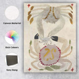 Minimalist Watercolour Crab Zodiac Cancer Illustration Canvas Wall Art Print Decor Picture Ready to Hang