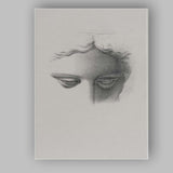 Minimalist Surreal Classical Statue Face Sketch Poster Canvas Wall Art Print Decor Picture Ready to Hang