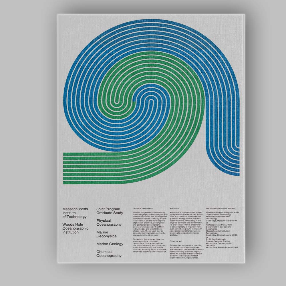 Abstract Blue Green Geometric Ocean Waves Minimalist Graphic Canvas Wall Art Print Decor Picture Ready to Hang