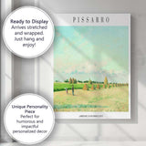 Camille Pissarro Rural Hayfield Landscape Impressionist Painting Canvas Wall Art Print Decor Picture Ready to Hang
