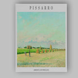Camille Pissarro Rural Hayfield Landscape Impressionist Painting Canvas Wall Art Print Decor Picture Ready to Hang