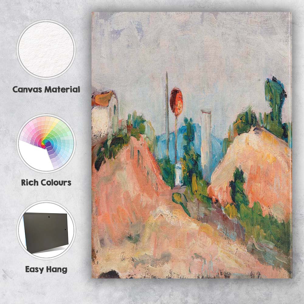 Pastel Coastal Seascape Impressionist Harbour Painting Canvas Wall Art Print Decor Picture Ready to Hang