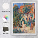 Renoir Garden Orchard Impressionist Country House Painting Canvas Wall Art Print Decor Picture Ready to Hang
