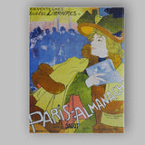 Art Nouveau Parisian Literary Fashion Poster Illustration Canvas Wall Art Print Decor Picture Ready to Hang