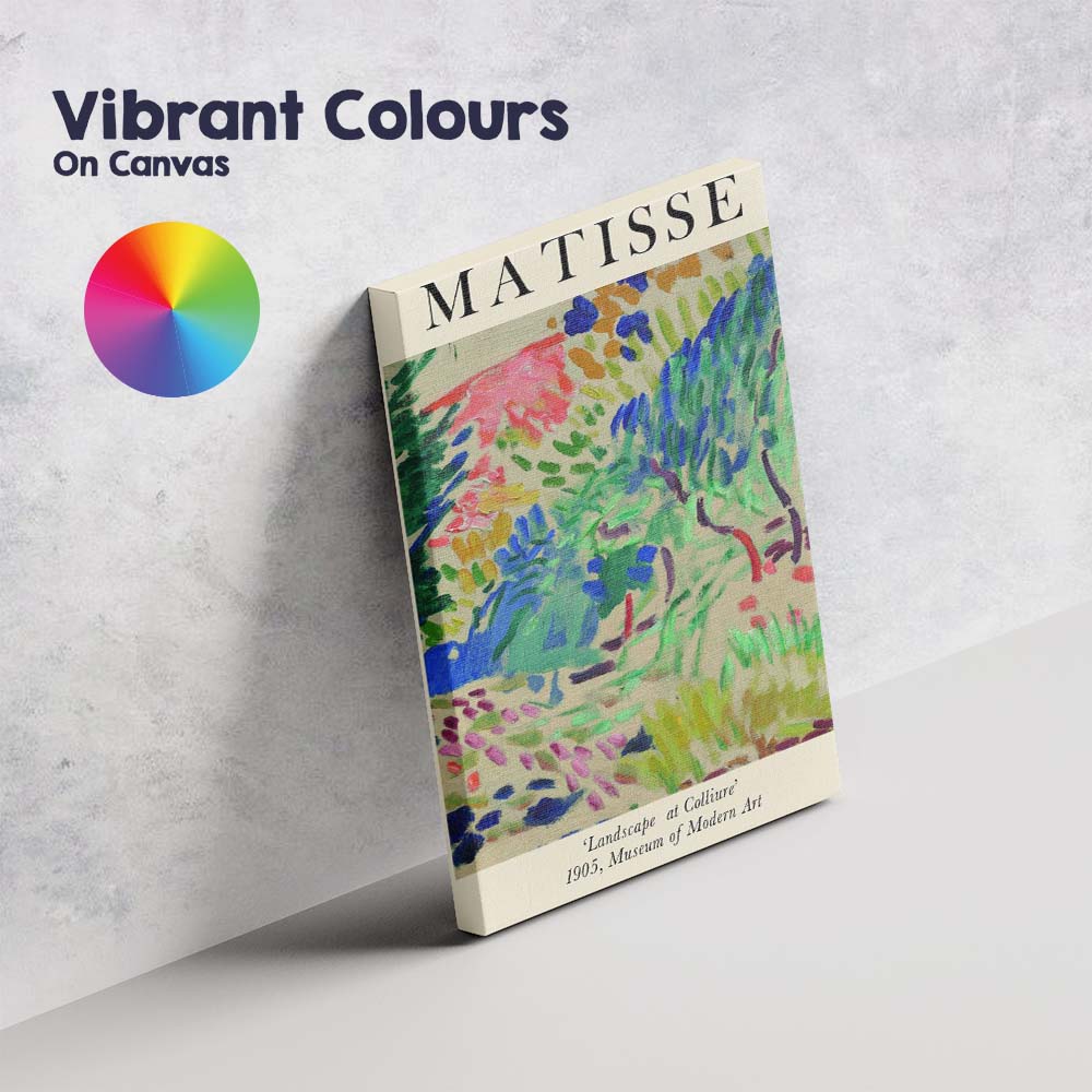 Henri Matisse Colourful Fauvist Landscape Painting Canvas Wall Art Print Decor Picture Ready to Hang