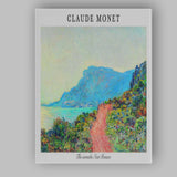 Claude Monet Coastal Landscape Impressionist Painting Canvas Wall Art Print Decor Picture Ready to Hang
