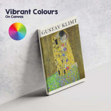 Gustav Klimt The Kiss Gold Art Nouveau Romantic Couple Canvas Wall Art Print Decor Picture Ready to Hang