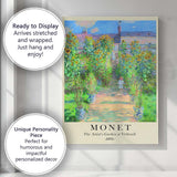 Impressionist Sunflower Garden Landscape Colourful French Painting Canvas Wall Art Print Decor Picture Ready to Hang