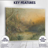 Enchanted Fairy Woodland Twilight Fantasy Watercolour Canvas Wall Art Print Decor Picture Ready to Hang