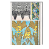 Art Nouveau Arrowhead Floral Pattern Decorative Botanical Design Canvas Wall Art Print Decor Picture Ready to Hang