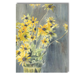 Watercolour Yellow Black Eyed Susan Bouquet Floral Painting Canvas Wall Art Print Decor Picture Ready to Hang